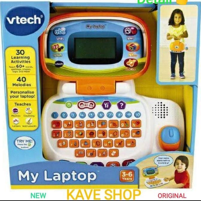 VTech My Laptop Orange Mainan Edukasi Anak - NEW - ORI - RECOMMENDED