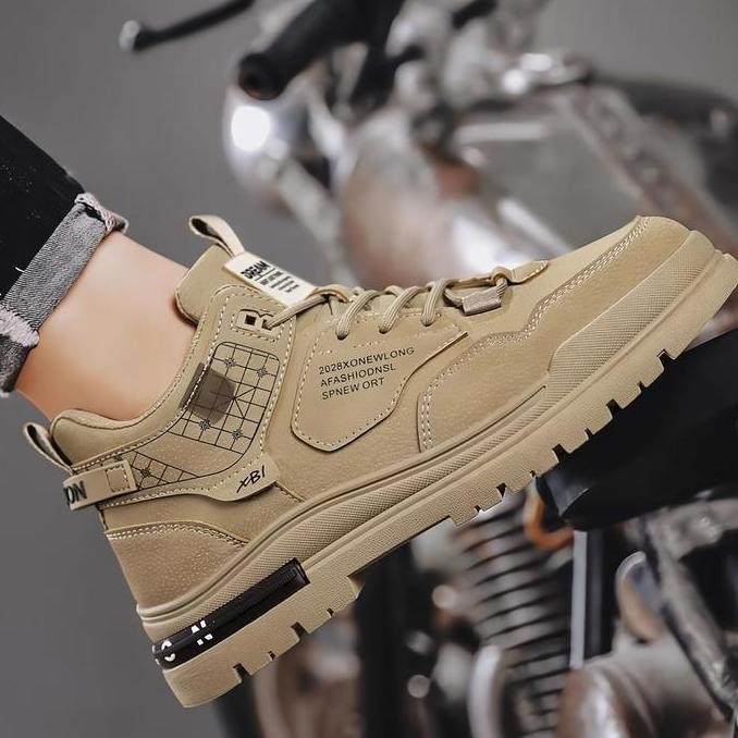 Plk Dino Sepatu Pria Hiking Kasual Sneakers Anti Slip Sepatu Lari Olahraga Cowok Lv0687