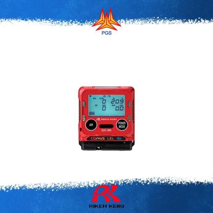 RIKEN KEIKI GAS DETECTOR GX-3R TYPE A ORIGINAL DAN TERPERCAYA