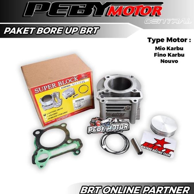 Paket Bore Up 2 Brt Mio Karbu Soul Karbu Fino Karbu Nouvo Diskon