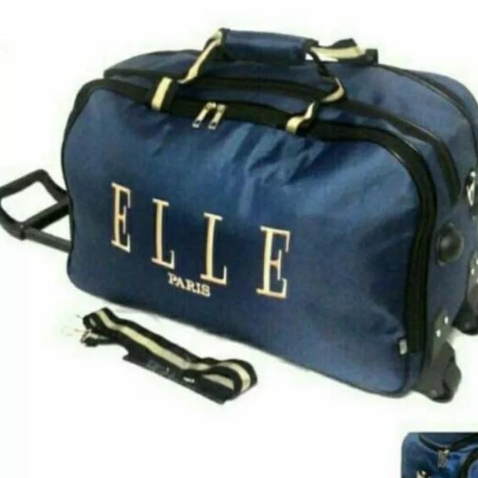 TAS PAKAIAN RODA 2 TROLI PAKAIAN TRAVEL BAG TAS DORONG