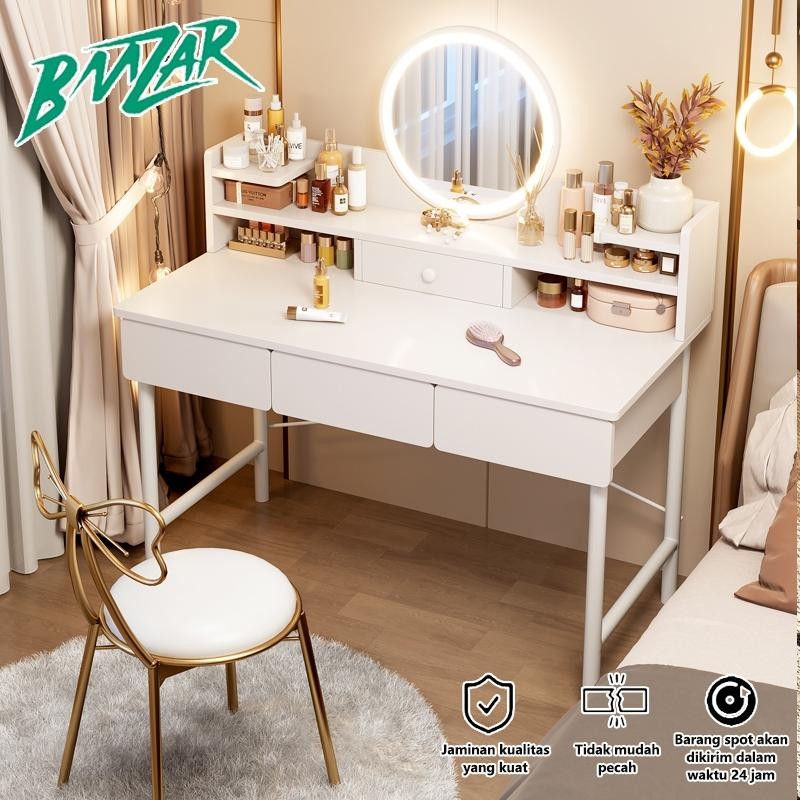 Meja Rias Led Meja Rias Aesthetic Meja Rias Modern Meja Rias Kaca Bundar Meja Rias Ergonomic