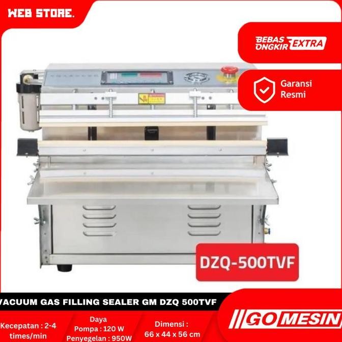 CORVUS Mesin Vacuum Isi Gas Gomesin GM DZQ 500TVF Vacuum Gas Filling Sealer Gomesin GM-DZQ-500TVF
