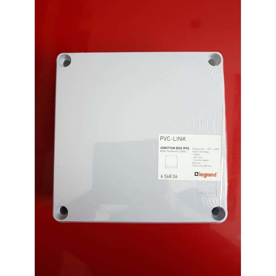 Junction Box Weatherproof IP55 215X215X80 Legrand 656806
