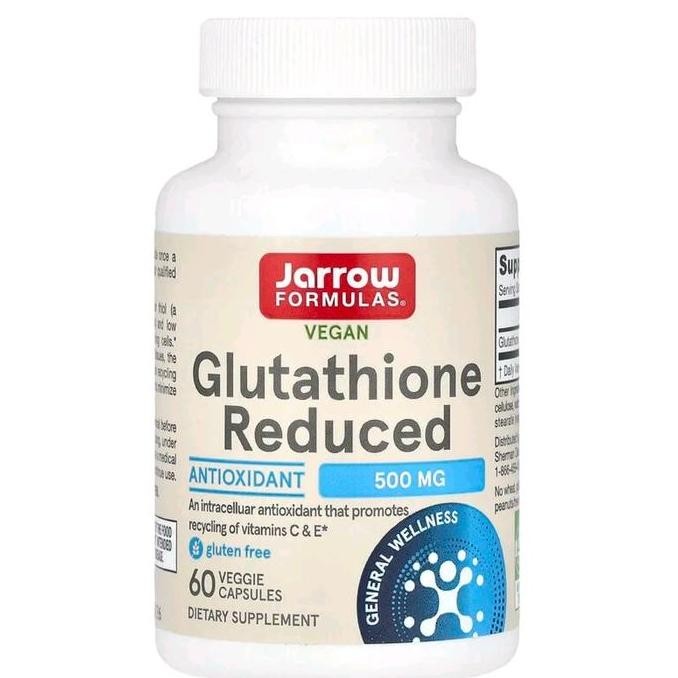 jarrow formulas vegan glutathione reduced 500mg 60 veggie capsules _LAN2