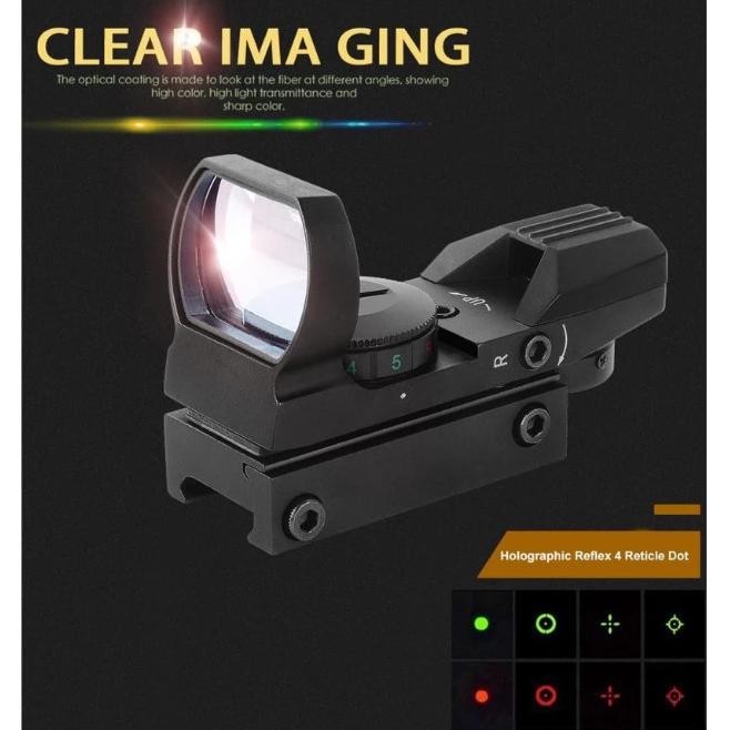 FEVERFEW TELESKOP laser VENOM RED DOT COCOK BUAT HUNTING DAN PASER IKAN, Bushnell red dot ORIGINAL P