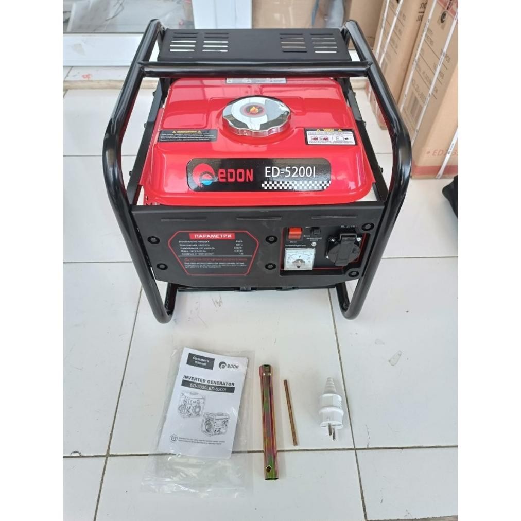 albertGokil GENSET 3000 Watt EDON 5200I Gasoline Generator Generator Bensin Edon Bergaransi resmi Ed