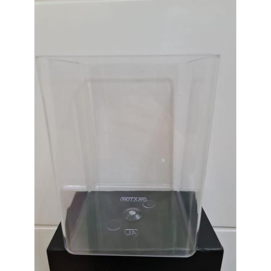 Toples Ikan Cupang Akrilik Kotak 4L - Toples Mika 4 liter - Paxton