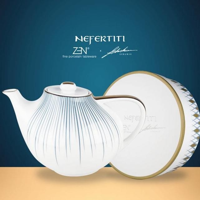 Zen X Sebastian Gunawan Teko Keramik Nefertiti Giftbox