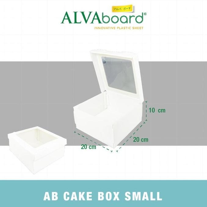 ALVAboard Window Cake Box, Kotak Kue Mika Food Grade