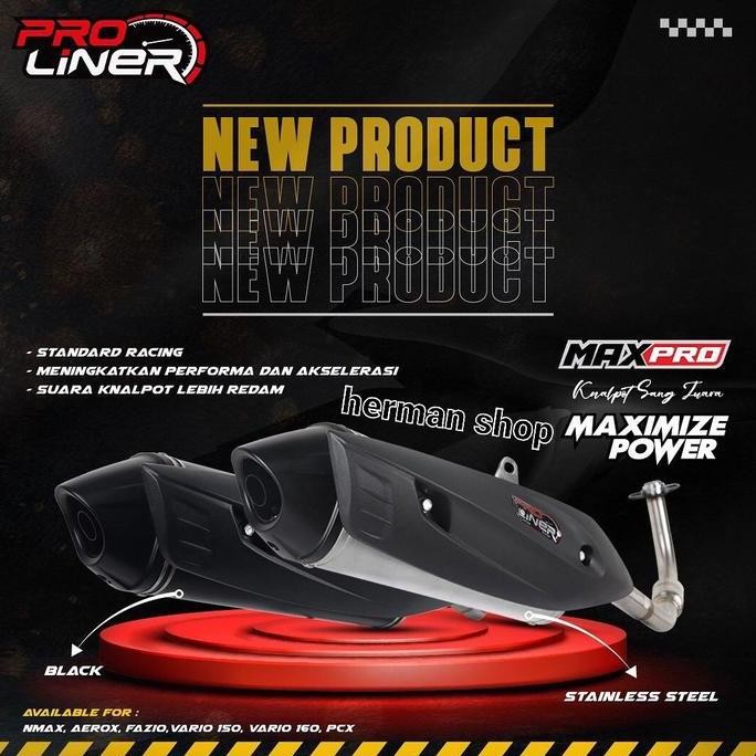 Promo KNALPOT PROLINER MAX PRO NEW NMAX / KNALPOT PROLINER NMAX NEW MAX PRO COD