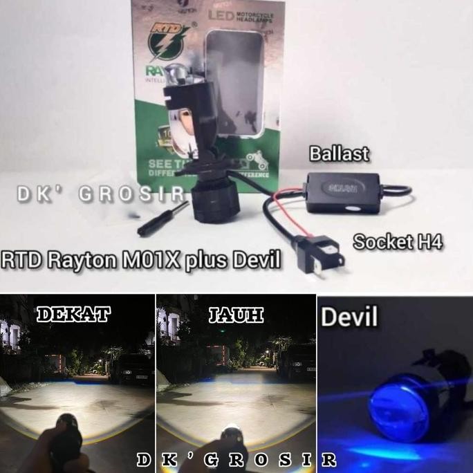 Promo DKgrosir - Lampu Depan RTD M01X COD