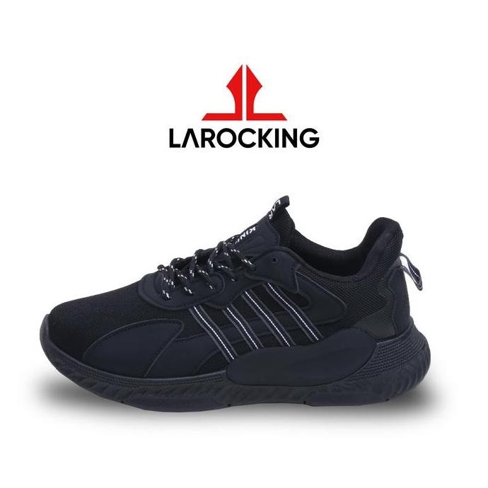 Larocking - Saka Hitam | Sepatu Sneakers Casual Gym