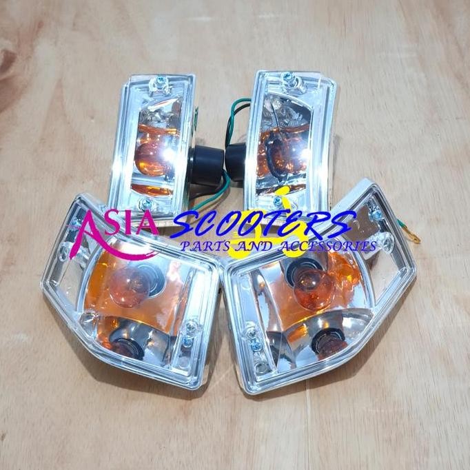 Promo Lampu Sen Sein Vespa New Px Bening Import COD