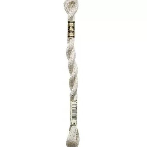 Benang Sulam DMC Art 315 Cotton Perle Metallic Size 5 Kode 5283 Silver