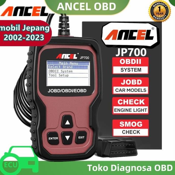 JHONCIE- Ancel JP700 JOBD OBD2 Scanner Mobil Untuk Toyota Nissan Honda Mazda