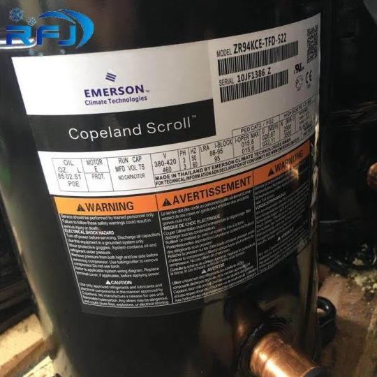 JHONCIE- COPELAND ZR94KC-TFD-522 / ZR94KCE-TFD-522 refrigerant compressor