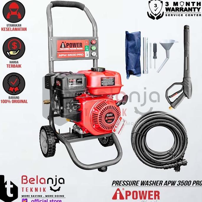 JUNXIENA AiPower High Pressure Jet Cleaner APW 3500 Pro Mesin Cuci APW3500