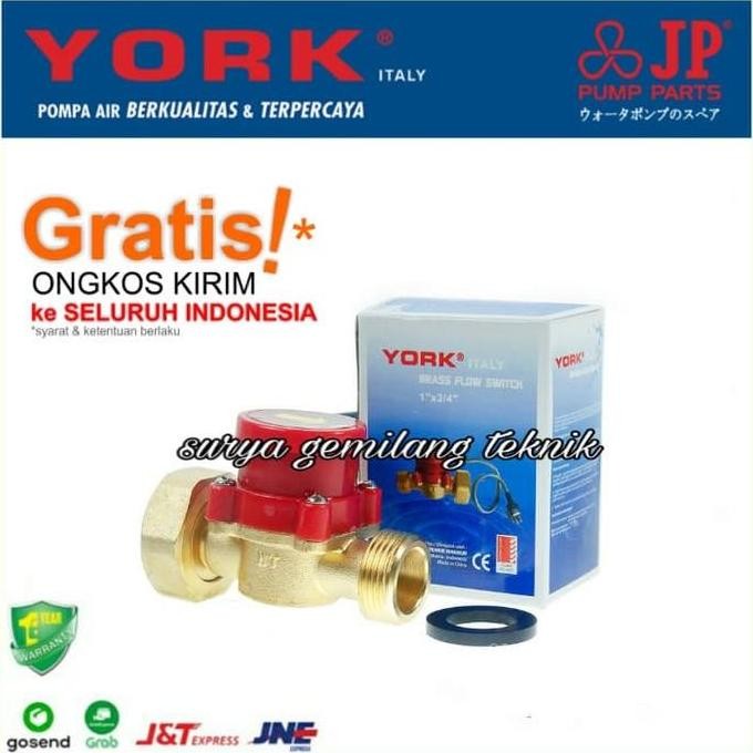 JHONCIE- Water Flow Switch York Saklar Otomatis Pompa Air Booster Pump