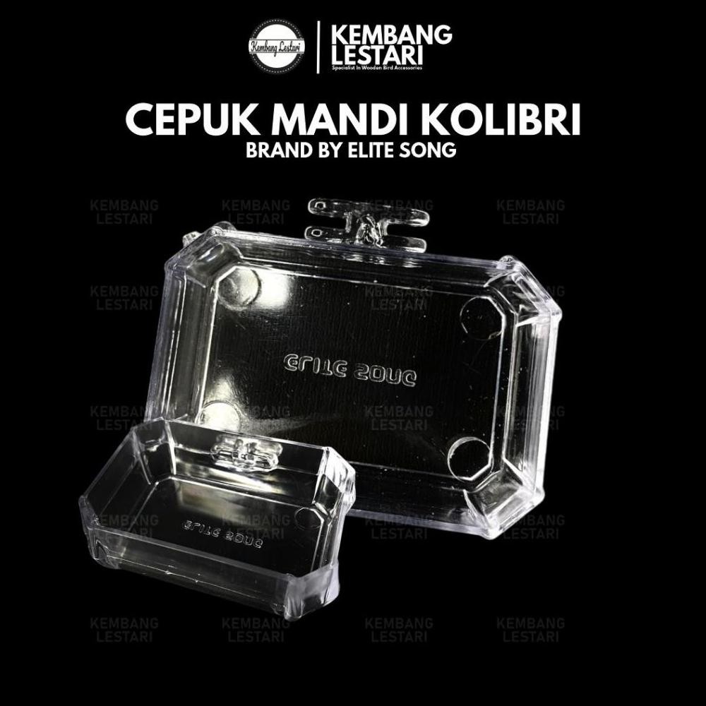 CEPUK MANDI KOLIBRI NINJA, SOGON, PLECI, DAN BURUNG KECIL SEGI 8 BAHAN TEBAL