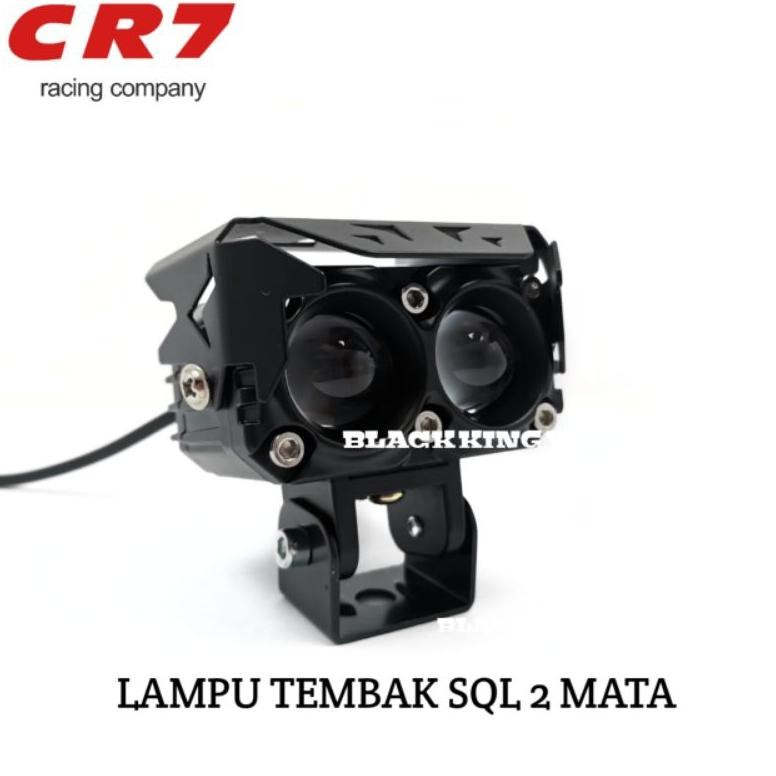 New - Lampu Tembak SQL 2 Mata Cr7 Lampu Tembak Led Laser D2 Sql Lampu Sorot 2 Mata Foglamp Cr 7 ..