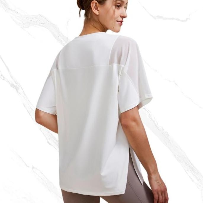 Promo [ Bugar Zone ] Baju Olahraga Premium  Fit Kaos T-Shirt Oversize  Women Premium Short Sleeve Dr