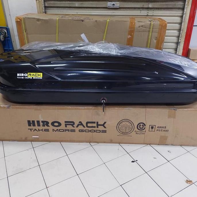 roof box hiro hitam glossy 174cm 650Liter