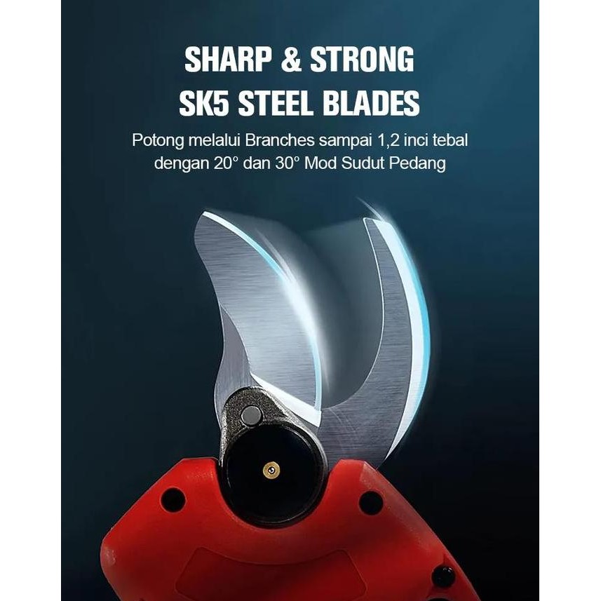 SINISTER- REAIM 800W Gunting Dahan Listrik Gunting Taman Elektrik Garden Cordless Pruning Shear Scis