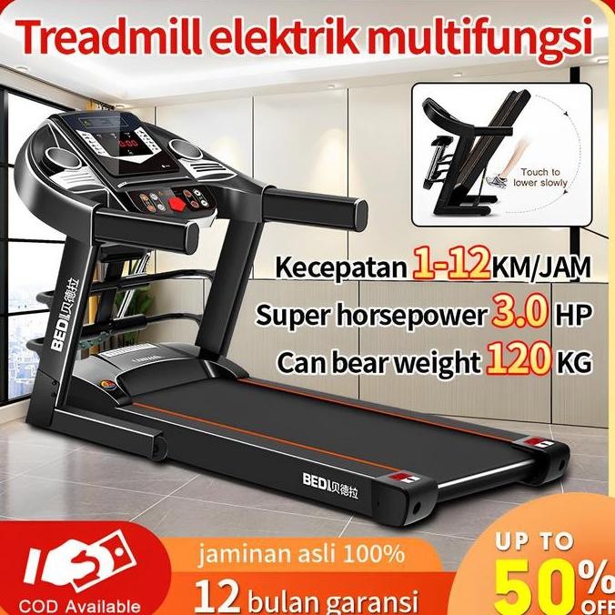 HASCHWALT- Treadmill Multifungsi JF Treadmill Olahraga Murah Treadmill Gym / Trea