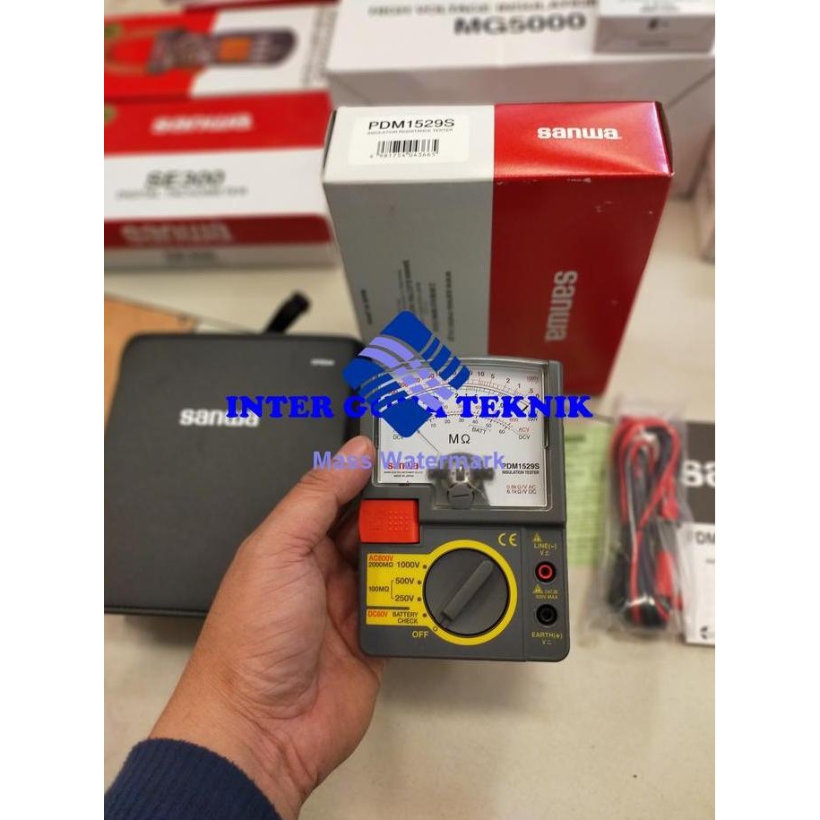 HASCHWALT- Sanwa digital analog insulation tester DM-509S original sanwa