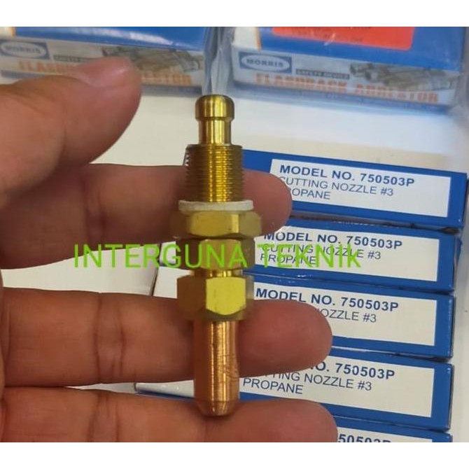 KAORU- Cutting Tip Morris Nozzle No 3 For type M / Cutting Tip Propane ORI