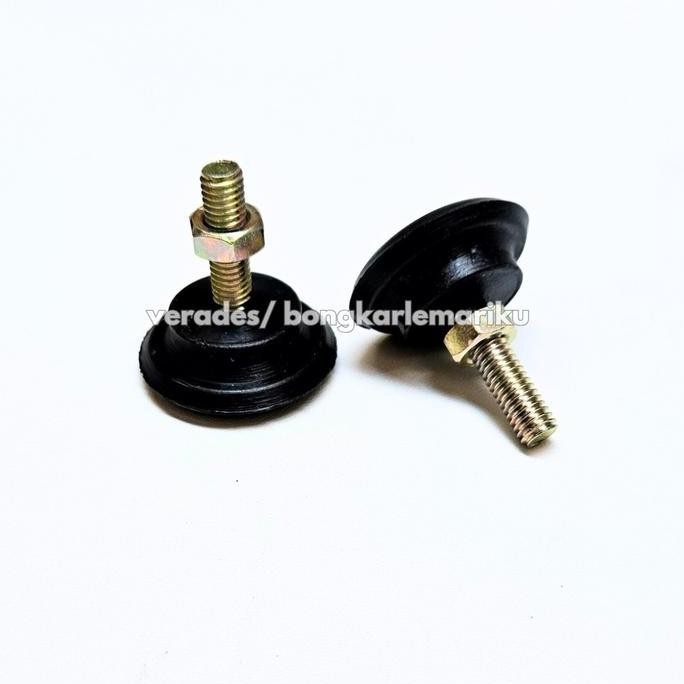 Promo Kaki Adjuster M6 Bulat Bahan Plastik / Kaki Stabil Meja Cod