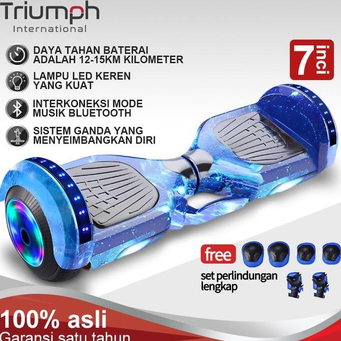 HASCHWALT- Hoverboard Anti-Slip/Anak-anak 7 Inch Hoverboard/Sepeda Keseimbangan