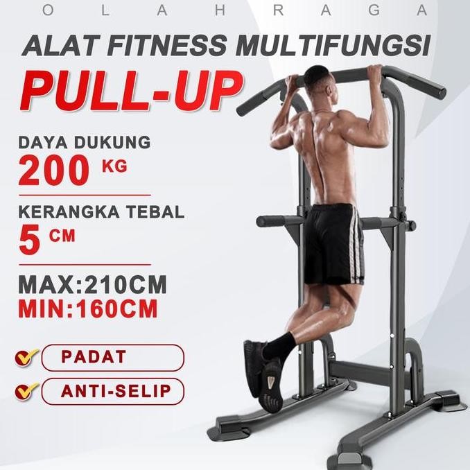 WONDERWEISS- Alat fitness pull-up multifungsi alat pull-up rumahan