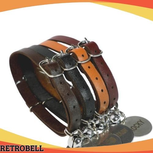 New Kalung Anjing  Custom Nama Liontin Metal Kulit Premium