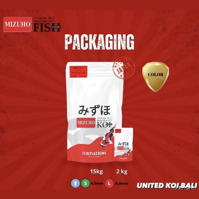 Pakan Ikan Koi ~ MIZUHO KOI COLOR WARNA 2 KG