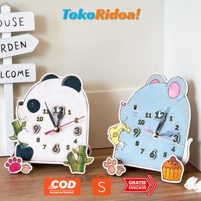 jk-54 NLD-1419 diy clock membuat jam sendiri prakarya anak Viral Terlaris