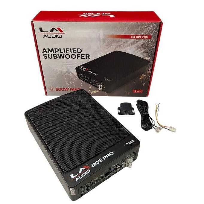 Promo Subwoofer kolong LM AUDIO LM-80S PRO subwoofer kolong lm audio 8" Diskon