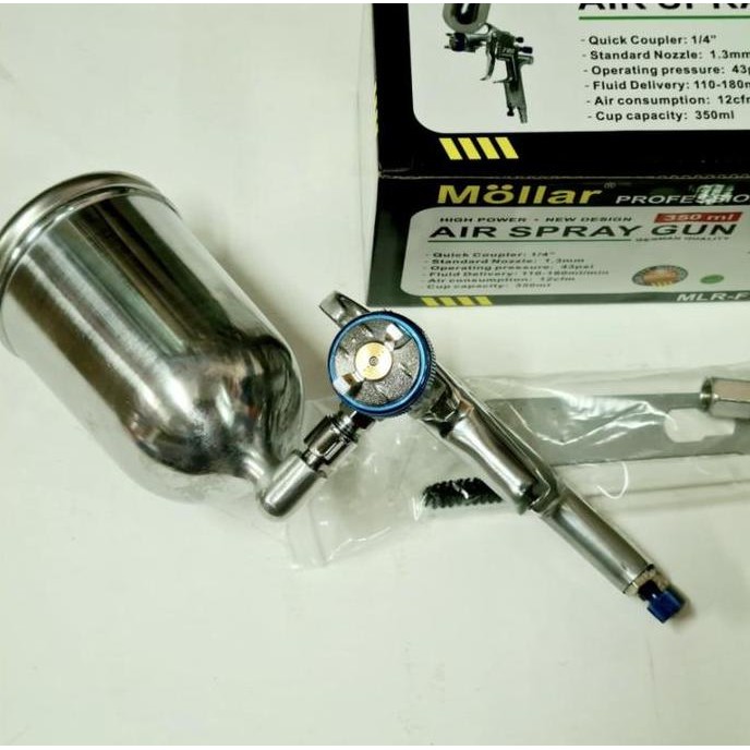 Promo Spray Gun F100 Tabung Atas 350Mm Merk Mollar Cod