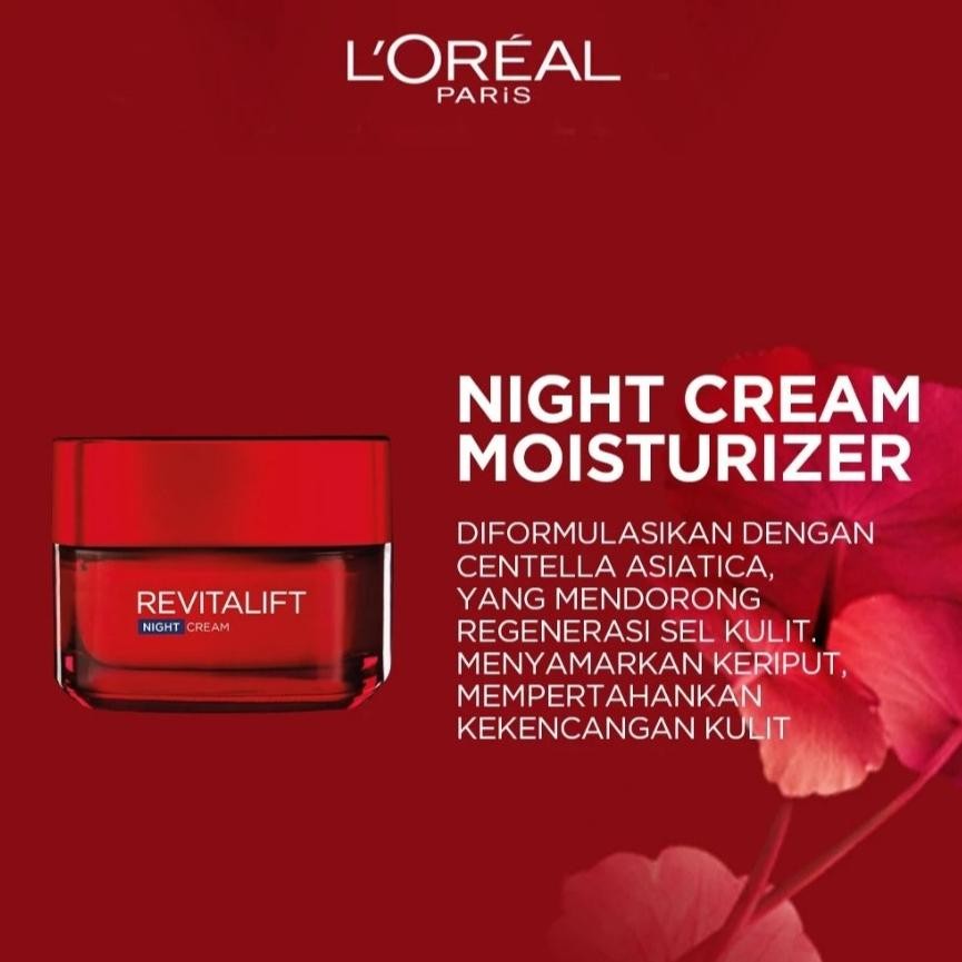 L'Oreal Revitalift Night Cream Anti Wrinkle And Firming 50Ml Original
