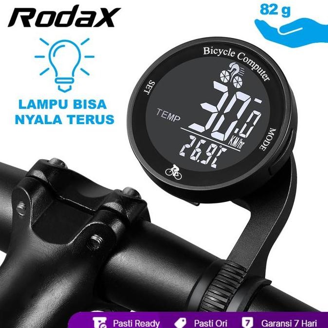 RodaX Pro Wireless Speedometer Sepeda Waterproof LCD Positivenya Cerah Spidometer Gowes Spido Sepeda