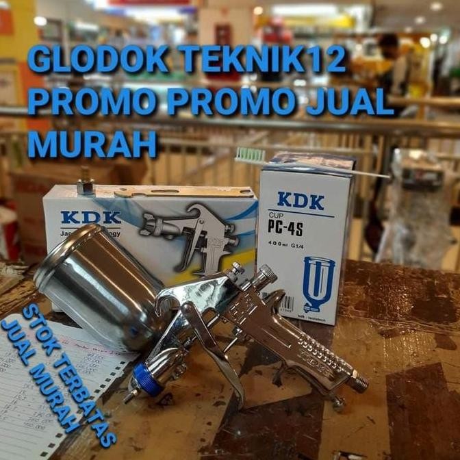 Promo Alat Semprot Cat Spray Gun F75 Tabung Atas Merk Kdk Sprey Gun F75 Kdk Cod