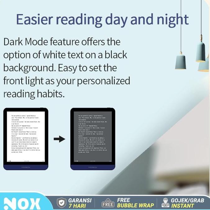 6"Inch Meebook M6 E-Ink Reader Android 11 Kindle Boox Likebook Kobo Kualitas Terbaik Harga Termurah