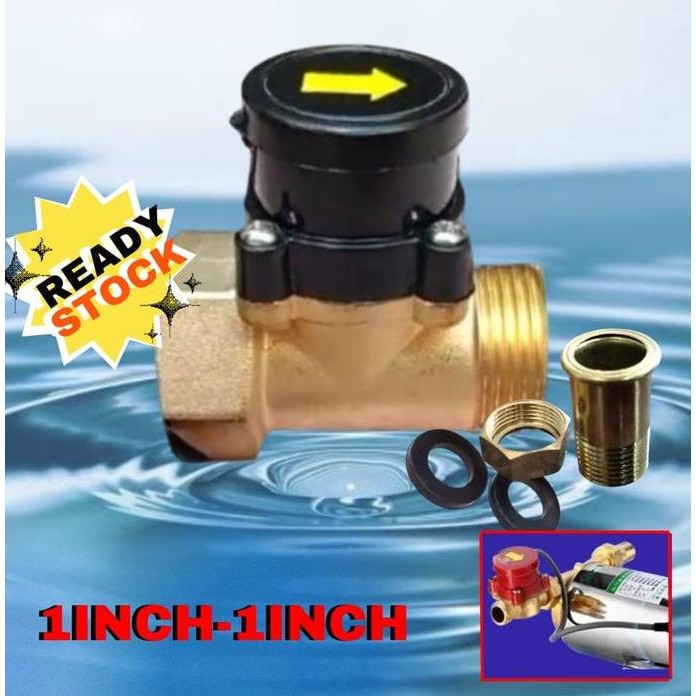 // MAXPUMP 1-1 Water Flow switch Otomatis Pompa Air Speraprt Flow Switch 1inch Otomatis Boster Pump 