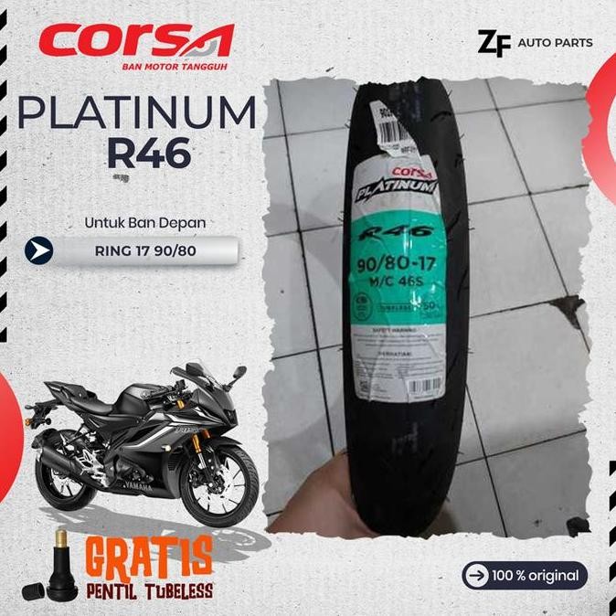 '' BAN CORSA R46 Ring 17 TUBELESS PLATINUM SOFT COMPOUND ''