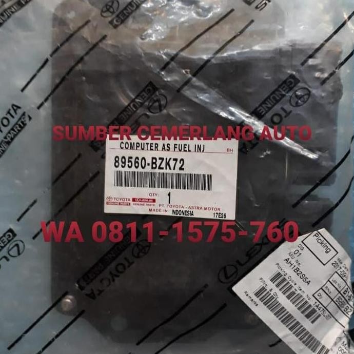 Thebest ECU COMPUTER KOMPUTER GRAND AVANZA 89560-BZK72 Thebest