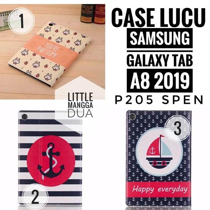 Case Samsung Galaxy Tab A 2019 S Pen 8Inch Cover Lucu P205 Spen