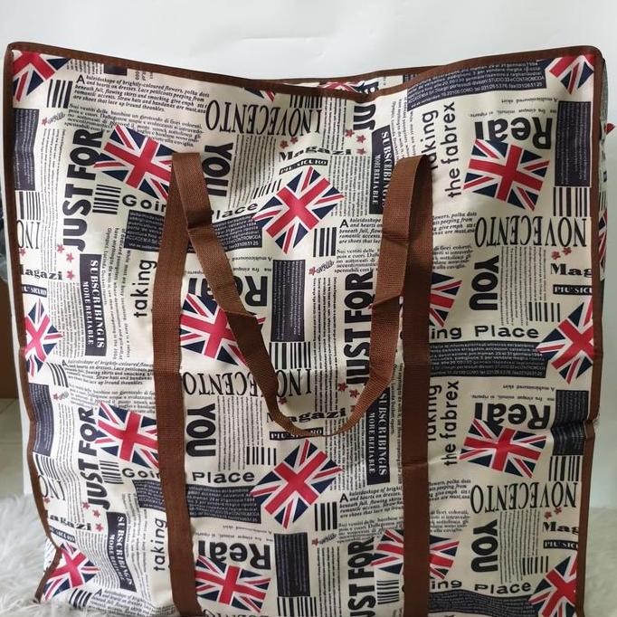 Tas Travel / Tas Belanja / Tas Pindahan Karung Belanja Kain Size Besar
