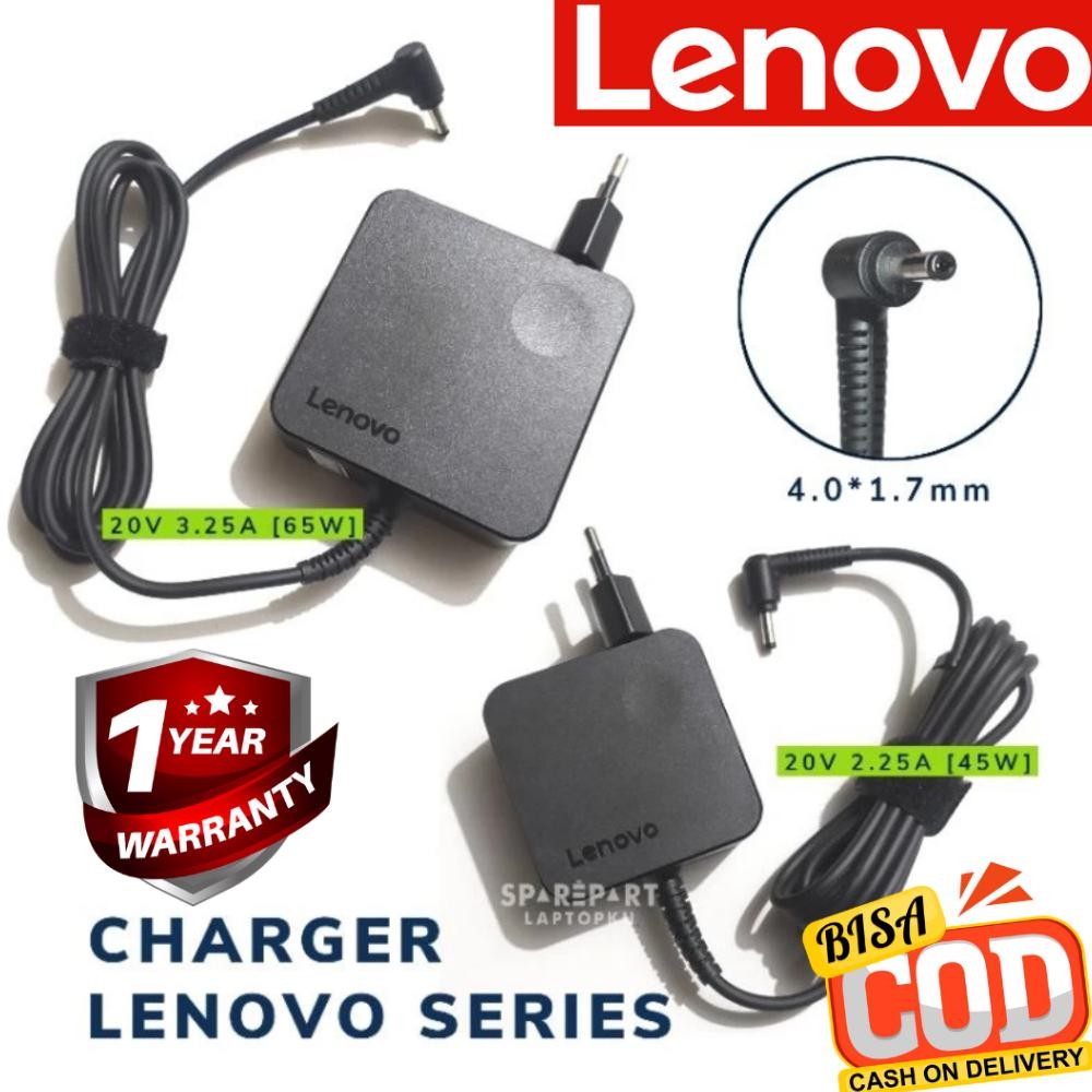 Miliki Charger Adaptor Laptop Lenovo Series Original Garansi Ideapad 100 100-14 110 110S 120 130 310