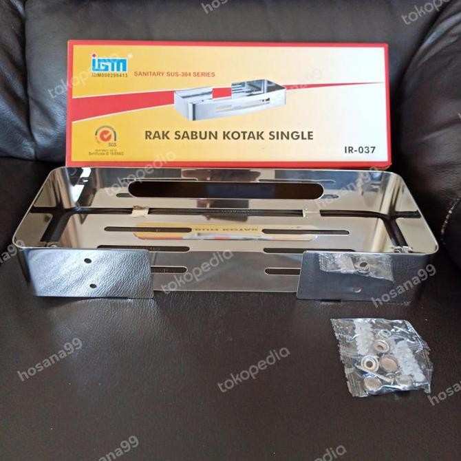 Rak Sabun Model Kotak Single Sus 304 Igm